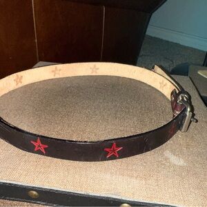 Black Belt with Red Star Accents